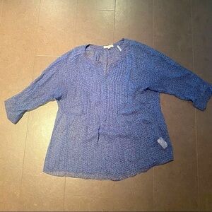 REBECCA Taylor sheer blouse size 4